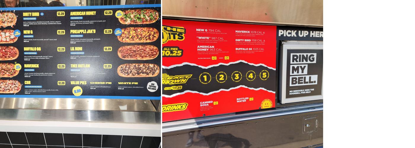 &pizza Menu