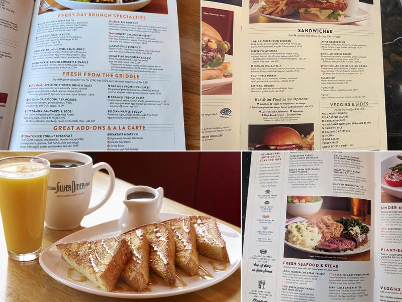 Silver Diner Menu