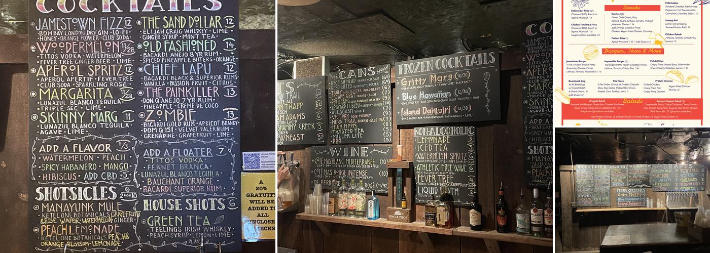 PHS Pop Up Garden at Manayunk Menu