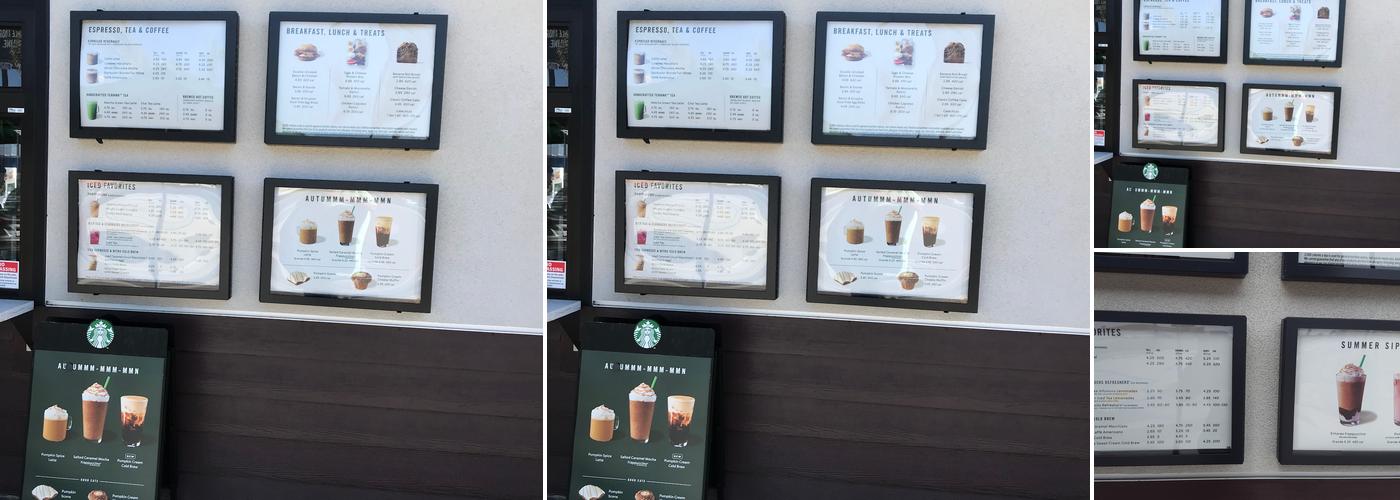 Starbucks Menu