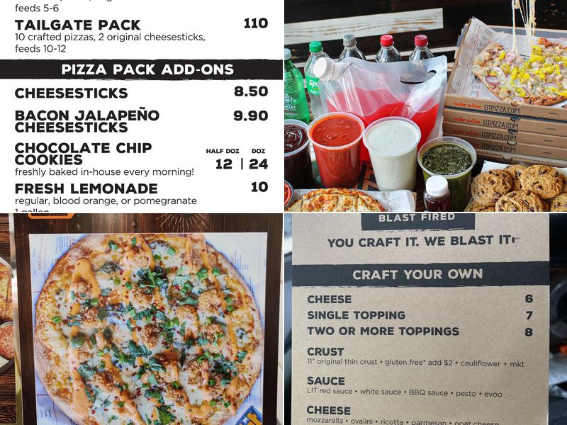 Lit Pizza - Corporate Blvd. Menu