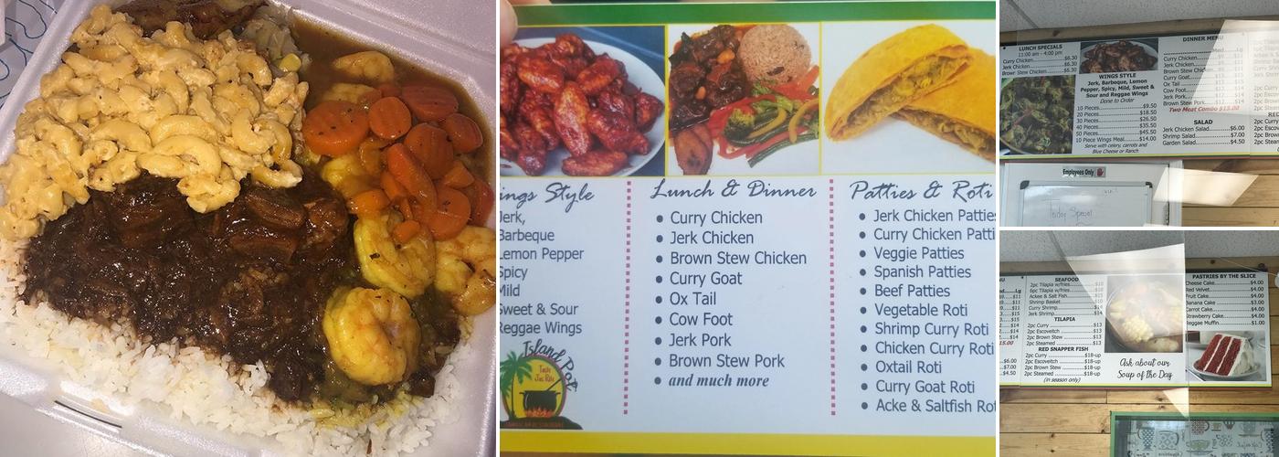 Island Pot JA Menu