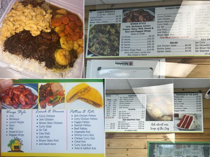 Island Pot JA Menu