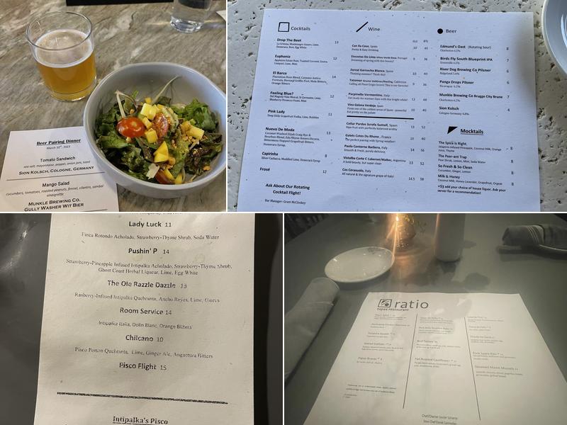 Ratio Menu