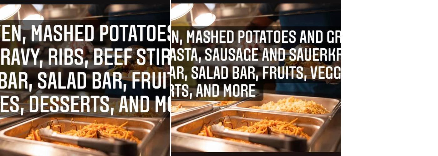 Creekside Buffet & Restaurant Menu