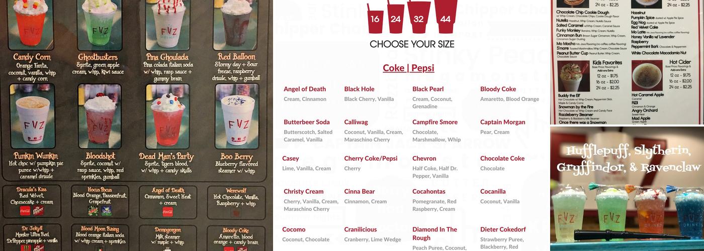 FiiZ Drinks Menu