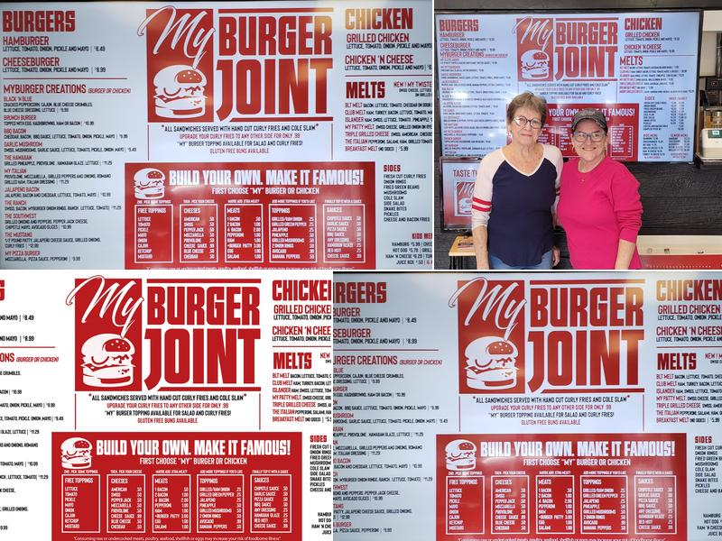My Burger Joint Menu