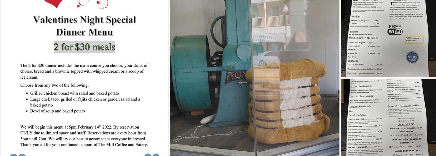 The Mill Coffee and Eatery Menu