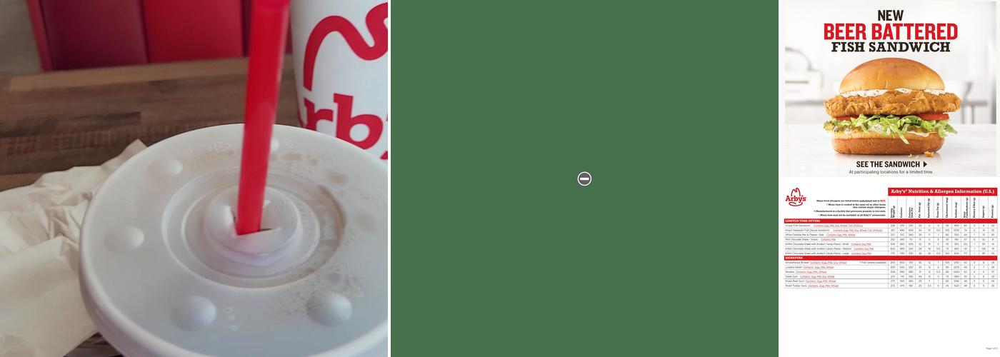 Arby's Menu