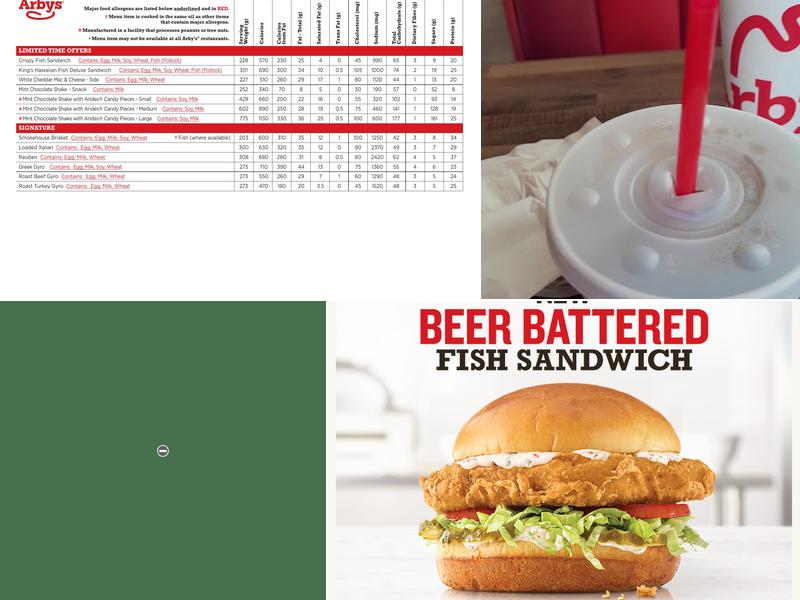 Arby's Menu