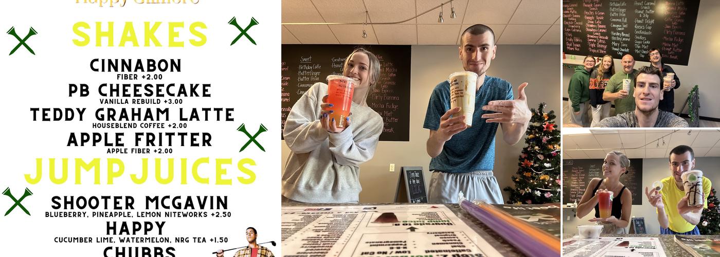 NEXT UP NUTRITION Menu