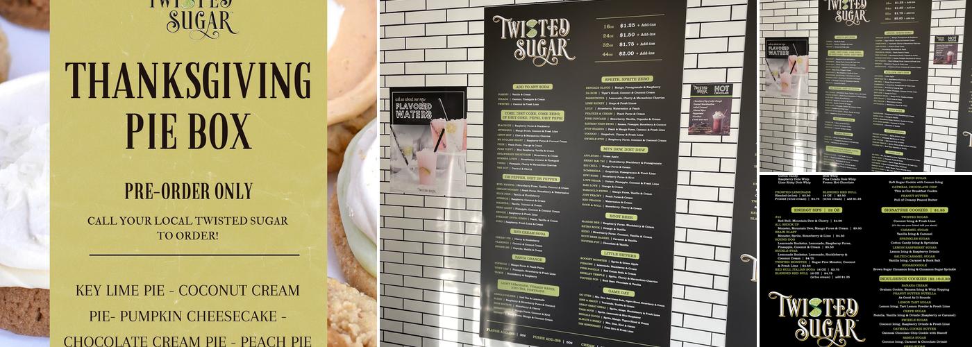 Twisted Sugar Menu