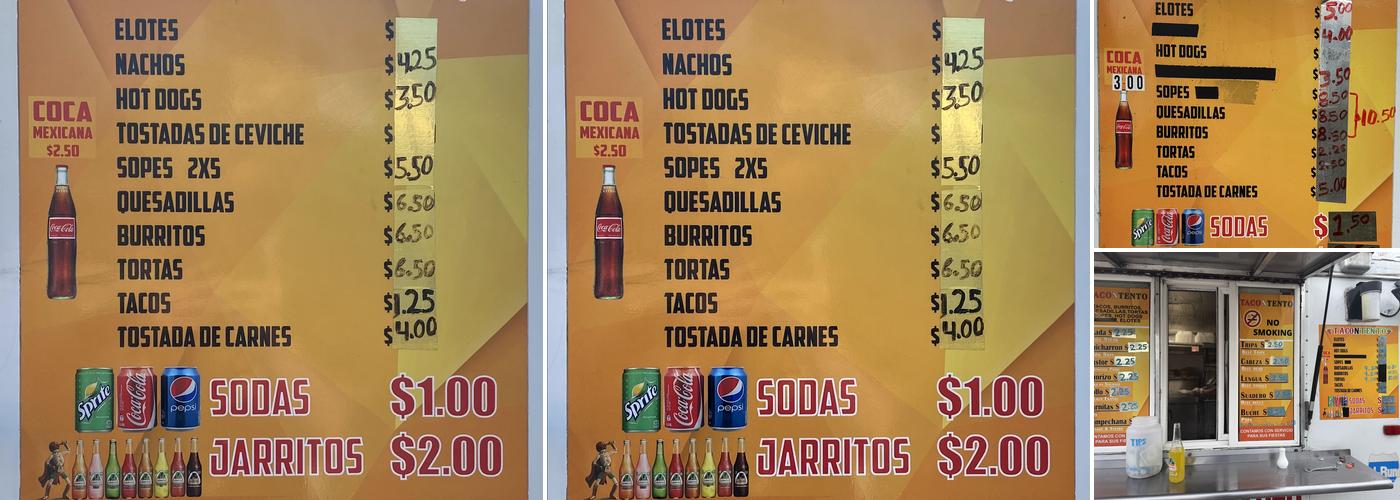 TACOnTENTO slc Menu