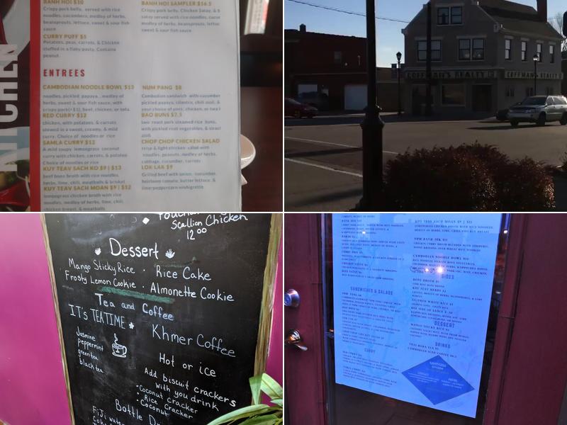 Kampuchea Kitchen Cambodian Bistro Menu