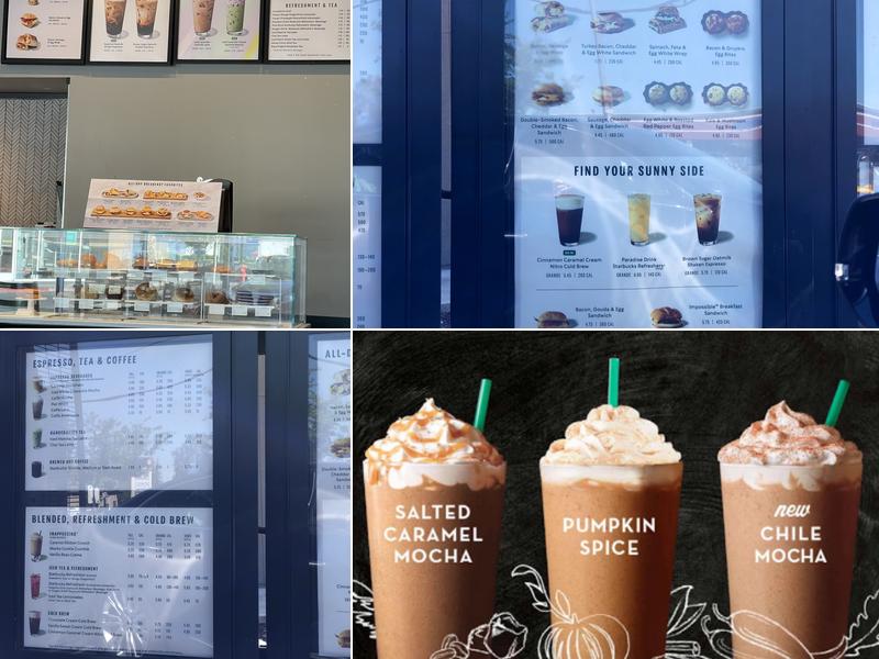 Starbucks Menu