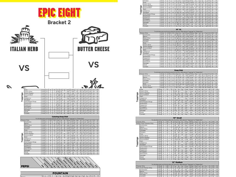 Hungry Howie's Pizza Menu