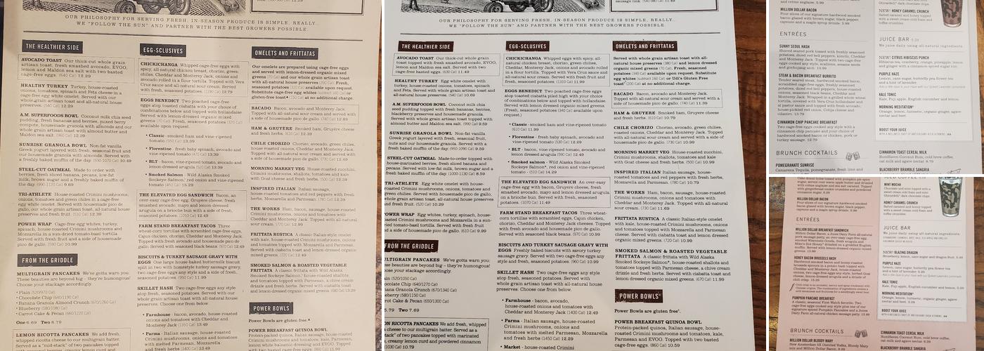 First Watch Menu