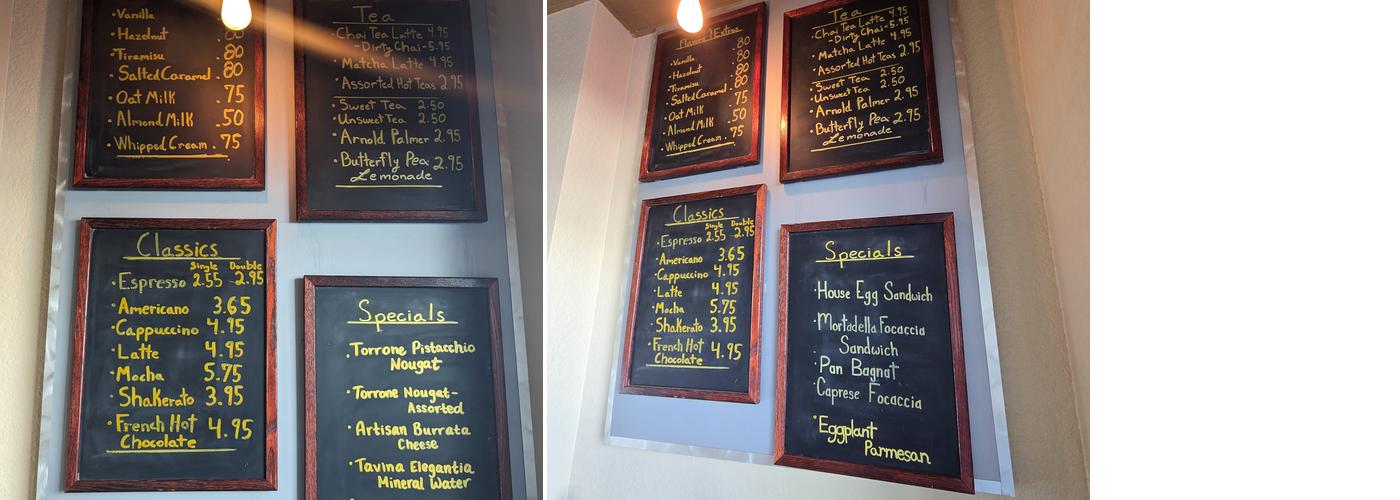 Adette's Bistro & Bakery Menu