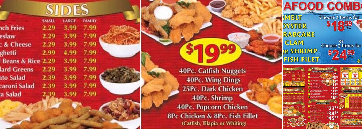 Lighthouse Fresh Fish & Chicken Menu