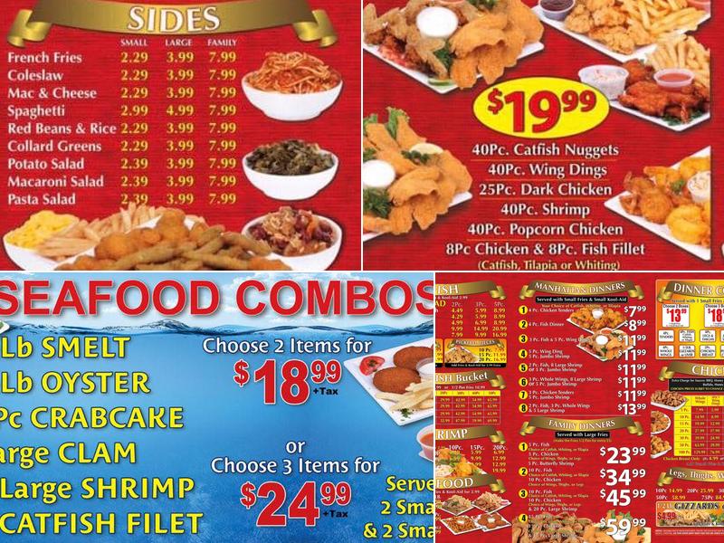 Lighthouse Fresh Fish & Chicken Menu