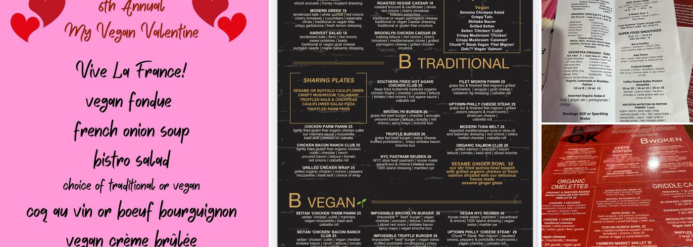 Brooklyn Organic Kitchen Menu