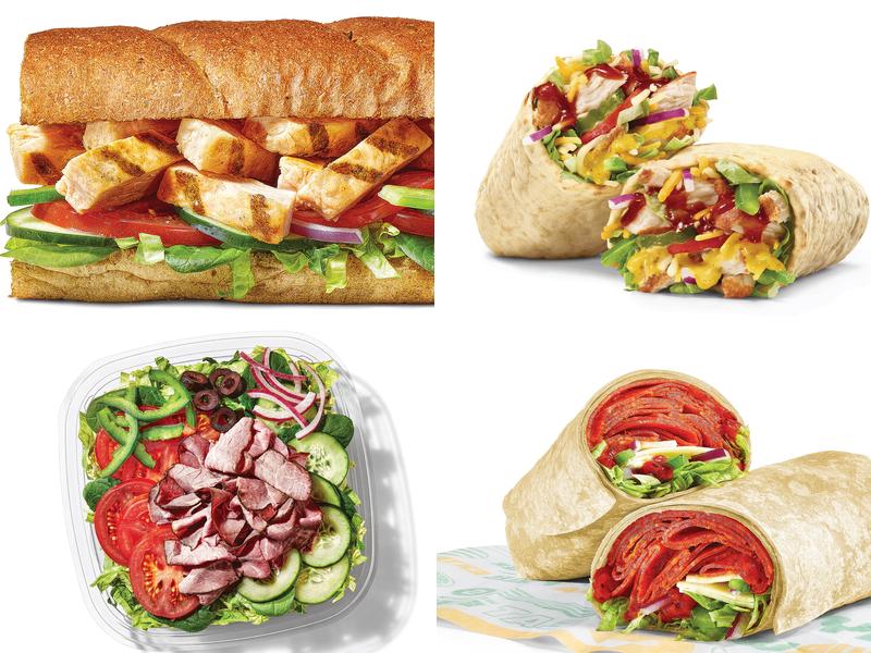 Subway Menu