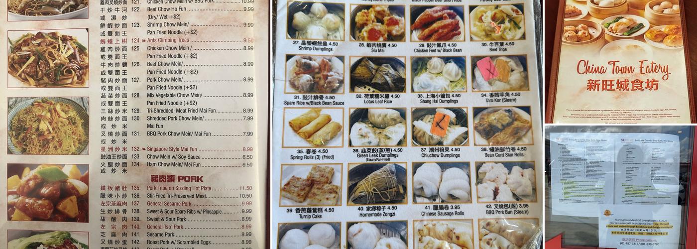 China Town Eatery Menu