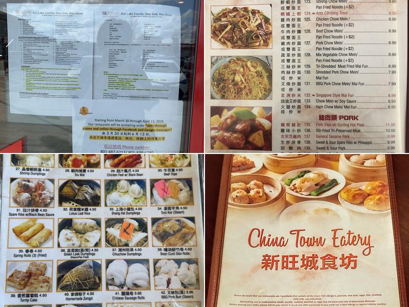 China Town Eatery Menu