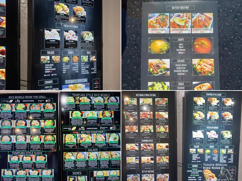 Yoshi's Japanese Grill Menu