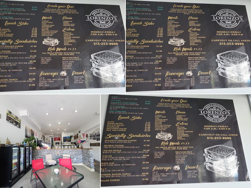 Lorenzo's Deli Menu