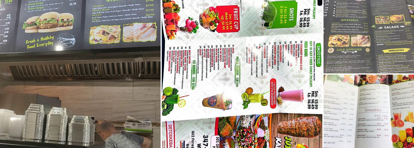 Kebab Grill & Juice Bar Menu