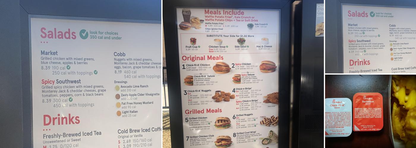 Chick-fil-A Menu