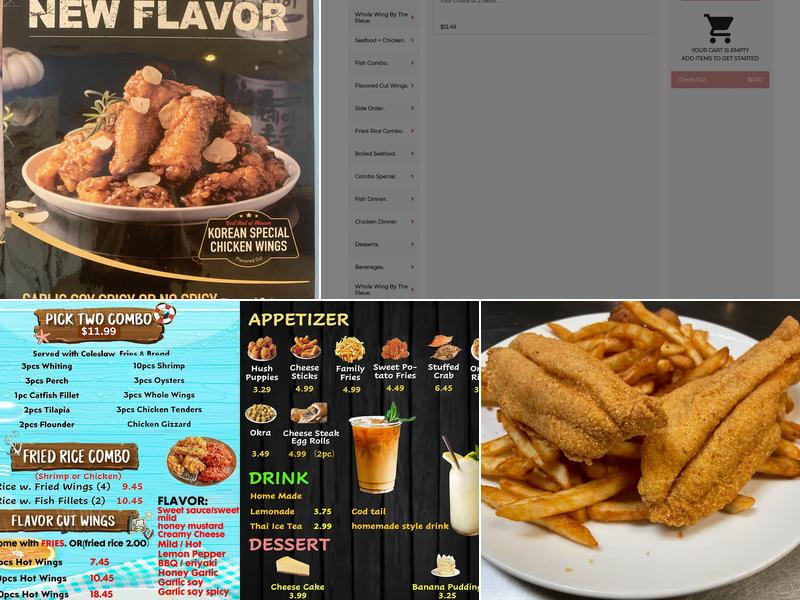 Cod Tail of Macon Menu