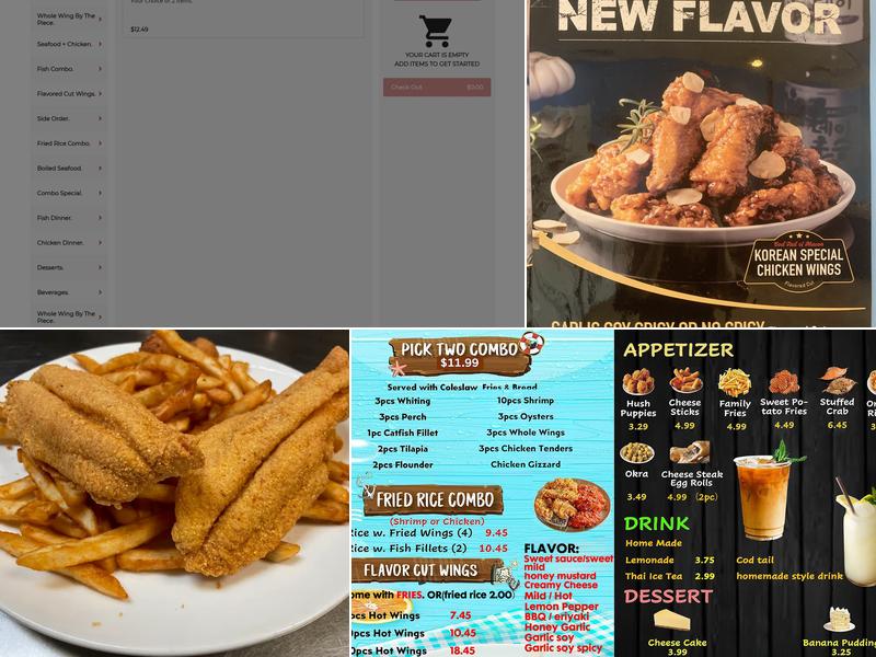 Cod Tail of Macon Menu