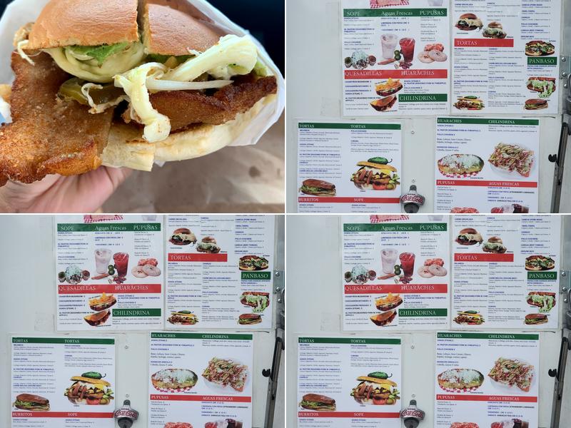 Poblanos Grill Cemitas poblanas Food Truck Menu