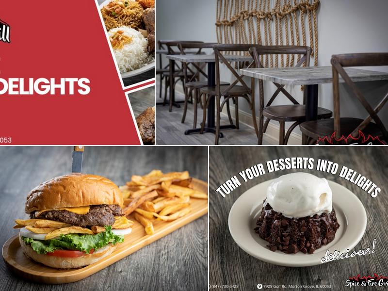 Spice & Fire Grill مطعم بهار و نار 7925 Golf Rd, Morton Grove