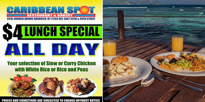 Caribbean Spot 112 Menu