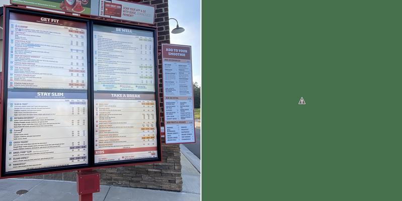 Smoothie King Menu