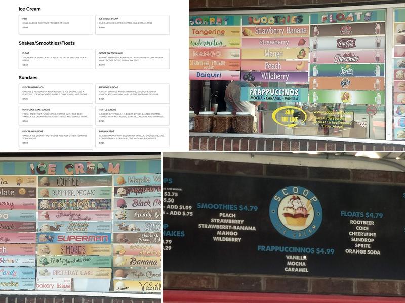 Scoop Forest City Menu