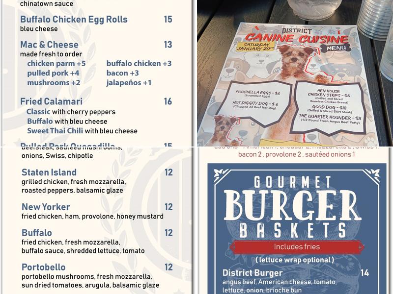District Menu