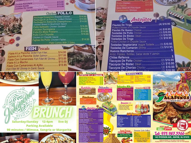 Jalapeno Mexican Grill Menu