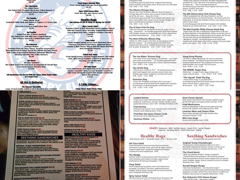 The Angry Elephant - Bryan Menu