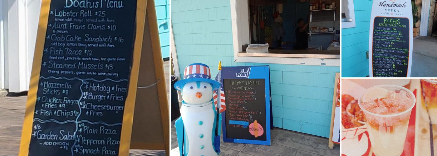 Bodhi's Beach Shack Menu