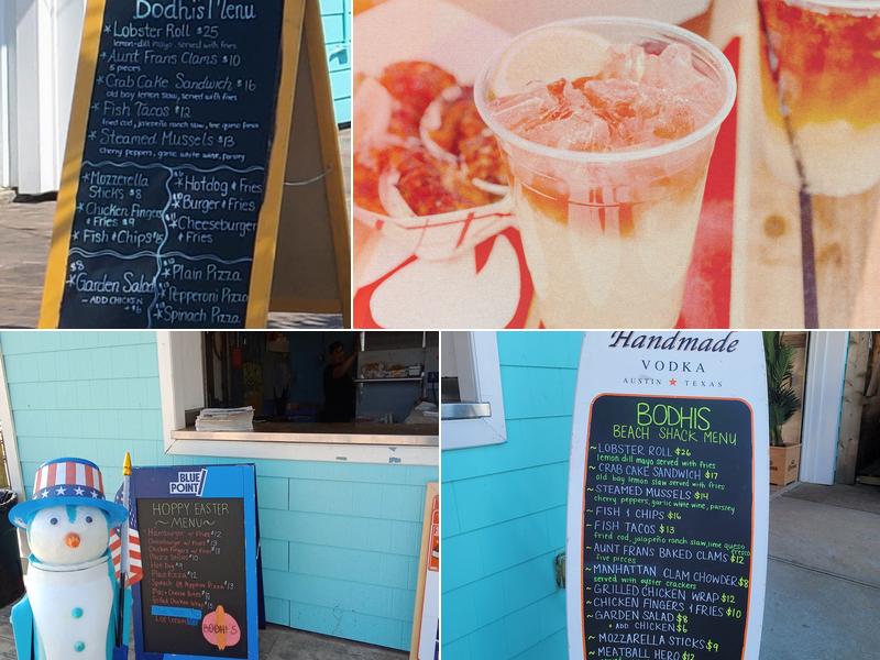 Bodhi's Beach Shack Menu