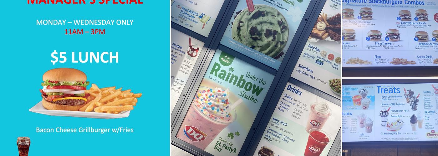 Dairy Queen Grill & Chill Menu