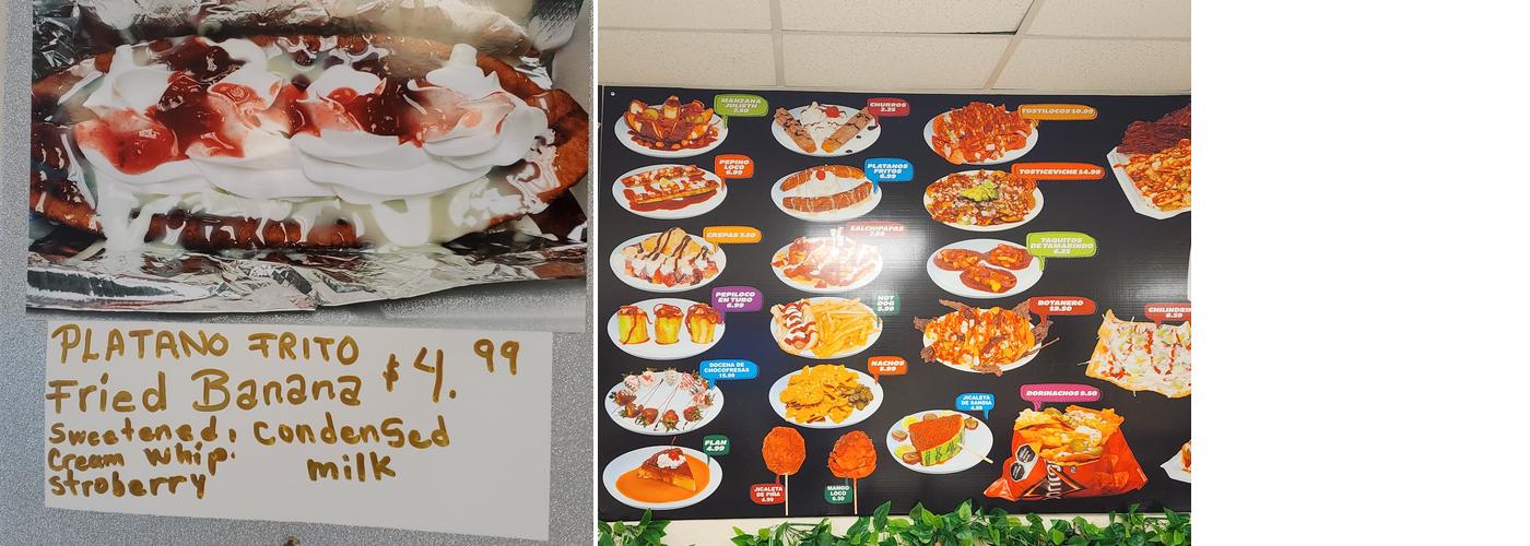 Juanita’s Heladería Paraíso Tropical Menu