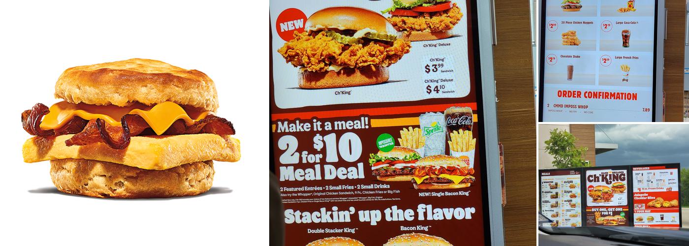 Burger King Menu