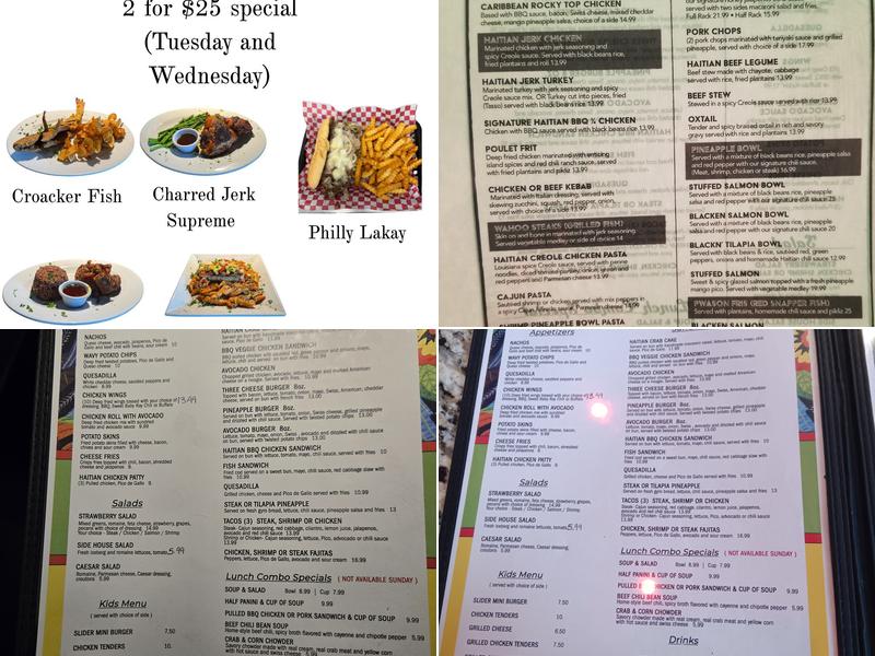 King Queen Caribbean Bar and Grill Menu