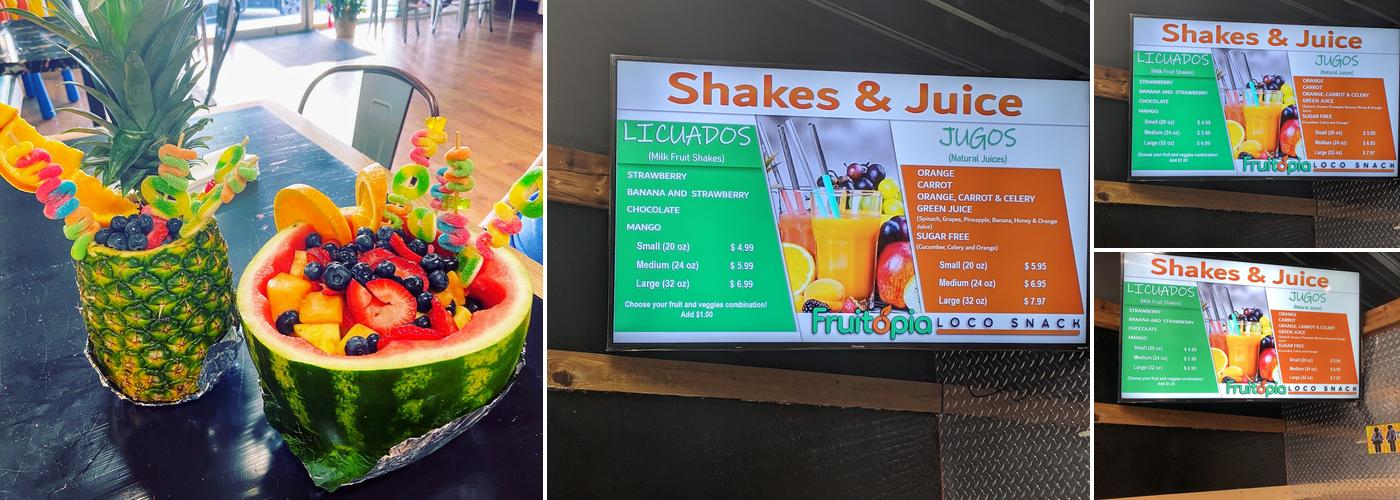Fruitopia LLC Menu