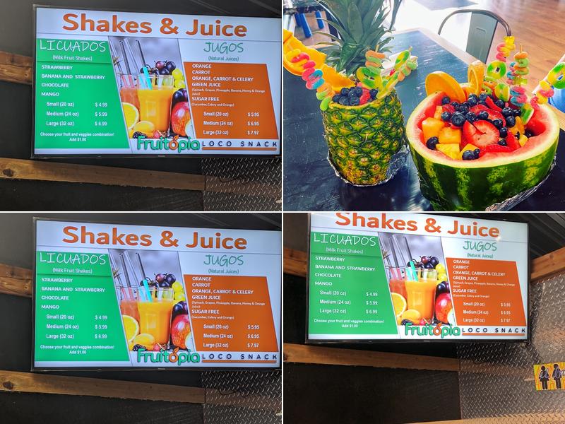 Fruitopia LLC Menu